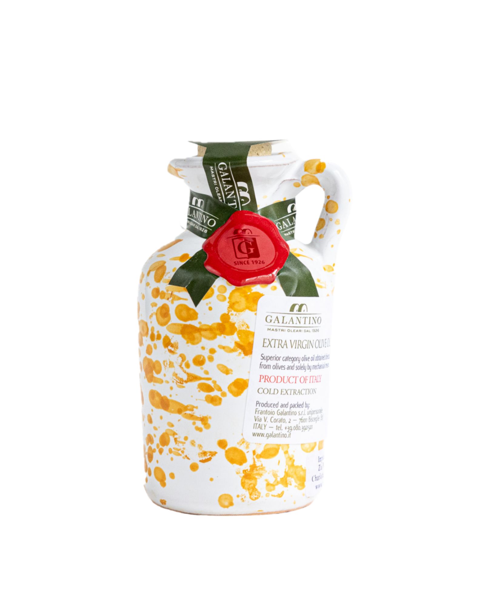 Оливковое масло Extra Virgin Zia Pia Fantasia Ceramic, Yellow 100ml