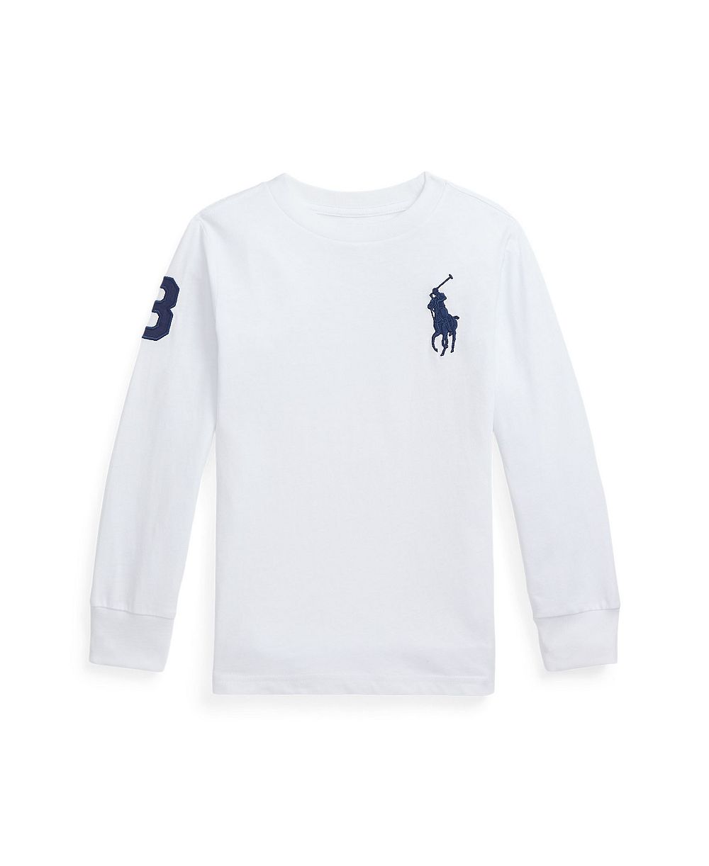 Детская хлопковая футболка Polo Ralph Lauren Big Pony