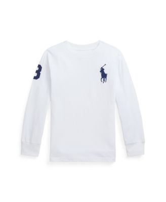 Polo Ralph Lauren Toddler and Little Boys Big Pony Cotton Jersey T-shirt