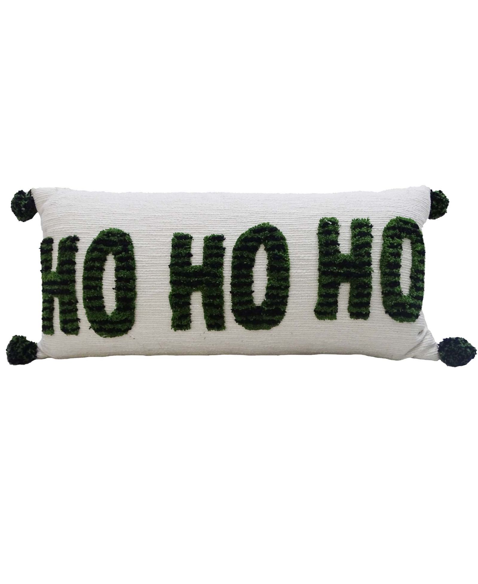 Vibhsa HoHoHo Christmas Decorative Pillow, 14" x 32"