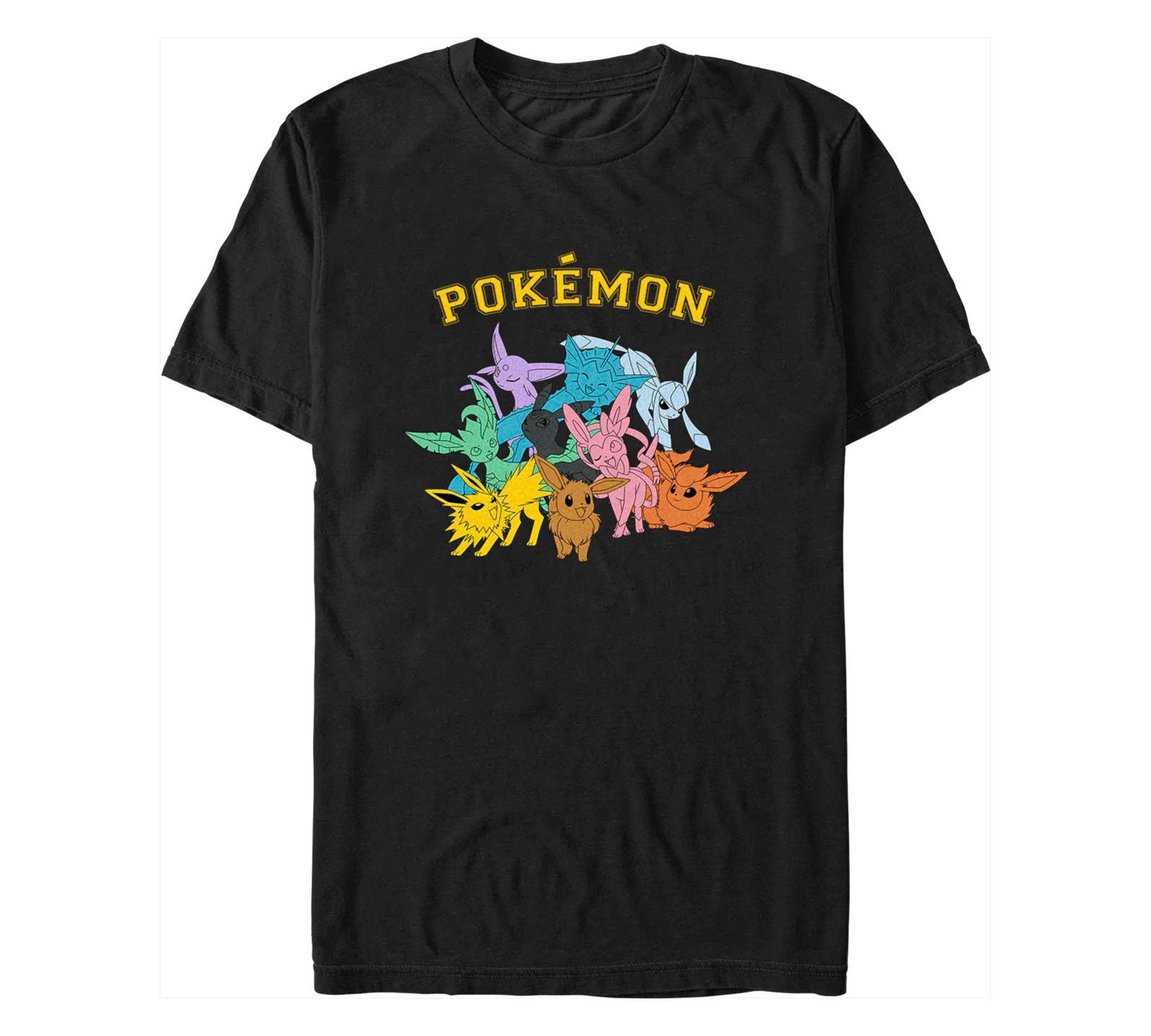 Men's Pokemon Gotta Catch Eeveelutions Short Sleeve T-shirt