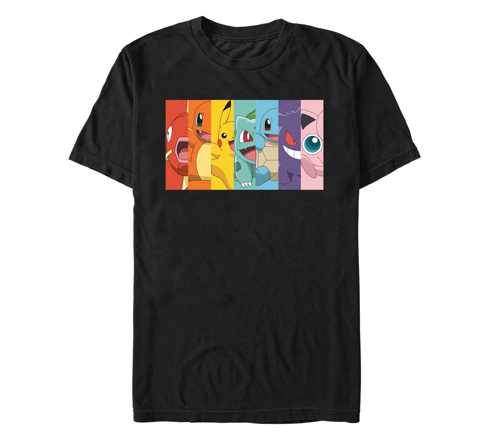 Men's Pokemon Poke Rainbow Short Sleeve T-shirt
