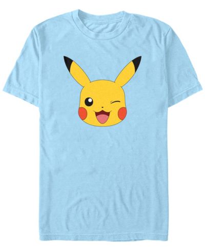 Мужская футболка с коротким рукавом Pokemon Pikachu Big Face
