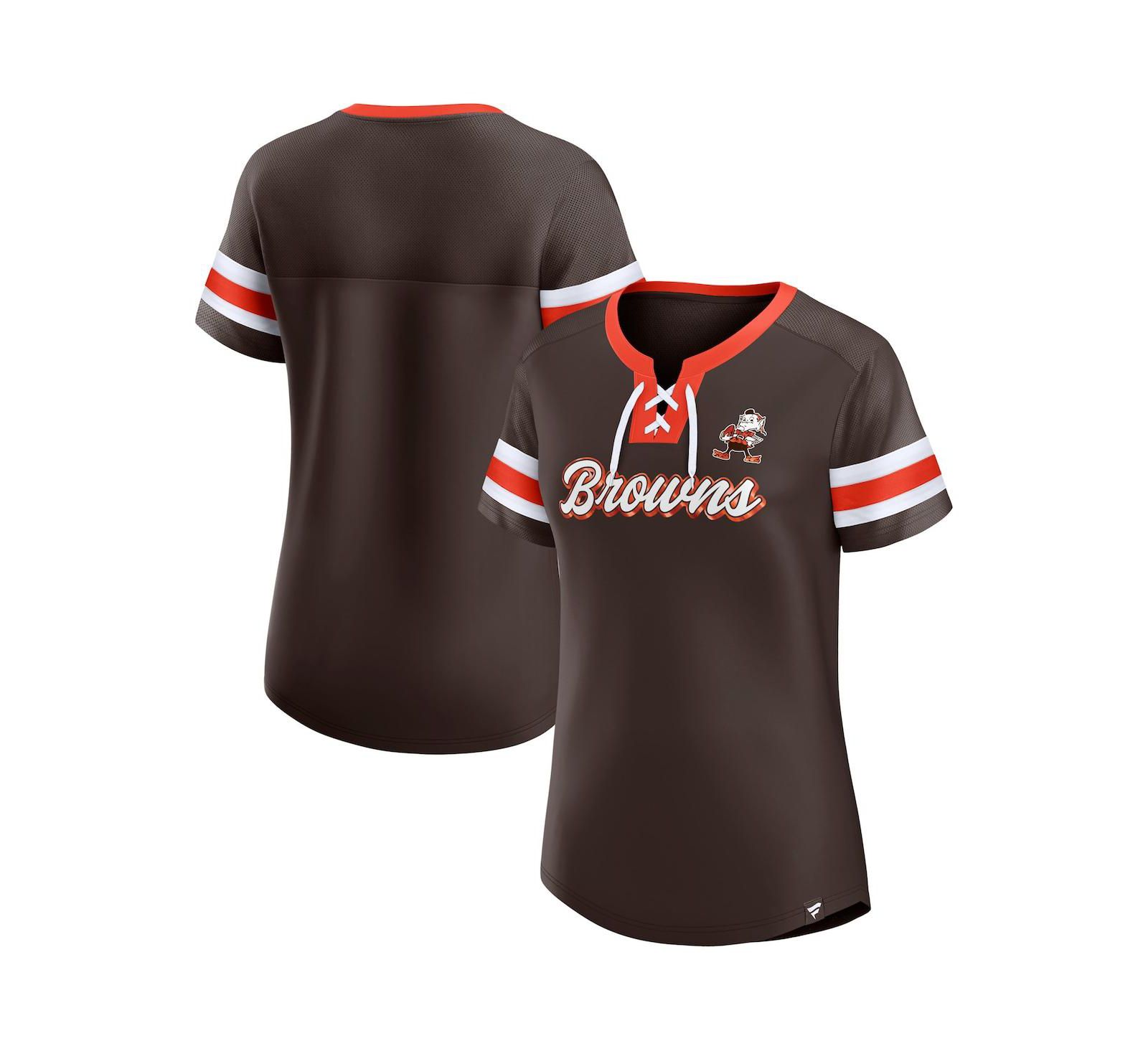 Женская футболка Cleveland Browns Lace-Up