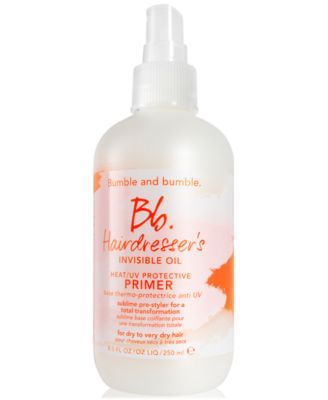 Увлажняющая база-праймер Bumble and Bumble Hairdresser's Invisible Oil с защитой от тепла и UV 8.5 oz.