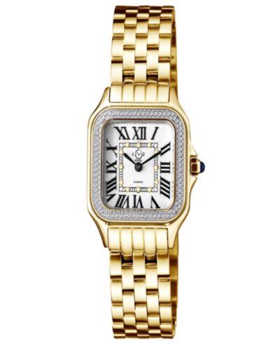 Gevril Женские часы Milan Swiss Quartz Gold-Tone Stainless Steel 27.5mm