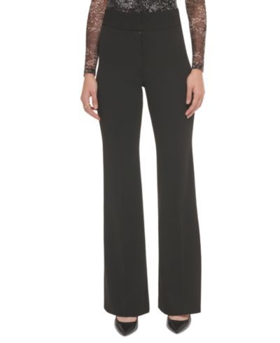 Брюки DKNY Polished High-Waist Wide-Leg