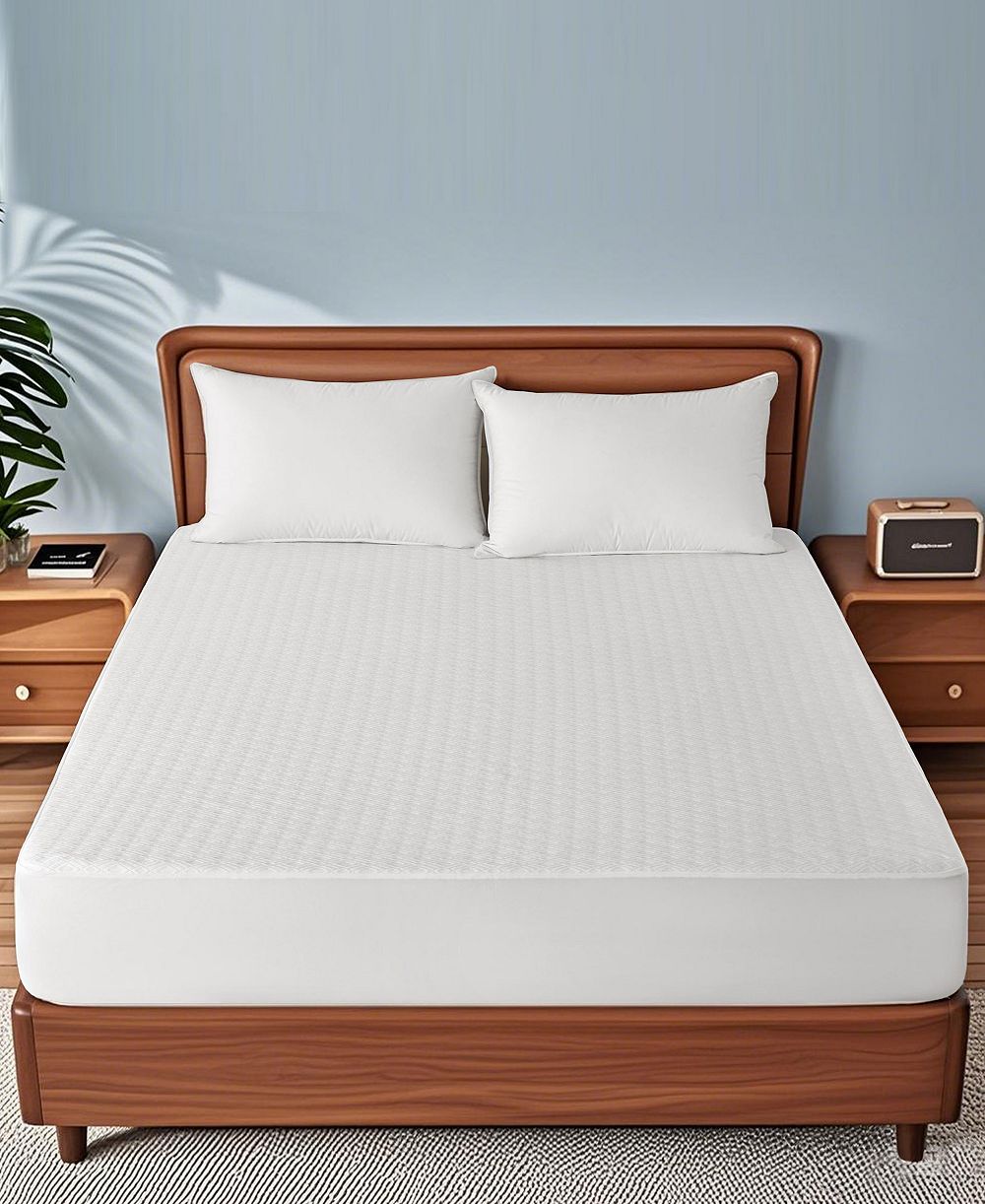 UNIKOME Cooling Waterproof 18" Mattress Protector, Queen