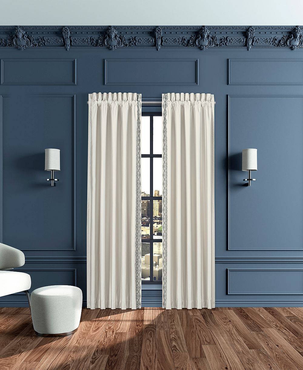 J Queen New York Adagio Window Panel Pair, 50" x 84"