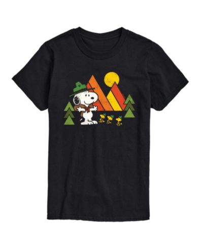 Мужская футболка Peanuts Retro для кемпинга