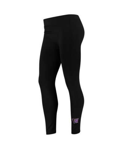 Женские леггинсы ZooZatz Washington Huskies флис, черные