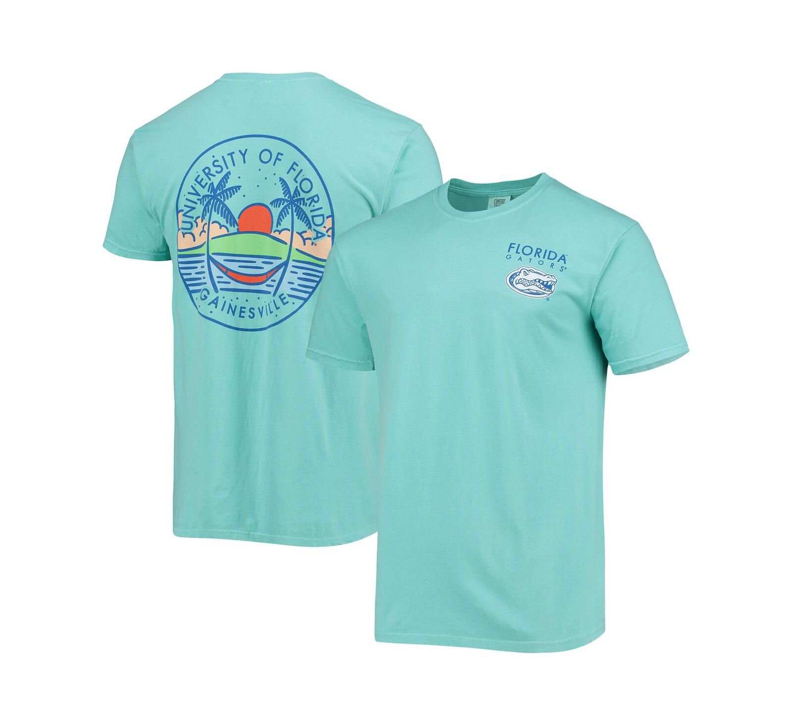 Мужская футболка Comfort Colors Mint Florida Gators Circle Scene