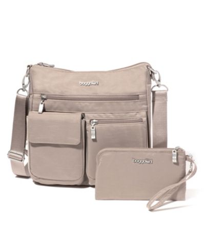 Baggallini Modern Everywhere RFID Wristlet Slim Small Crossbody Handbag Set