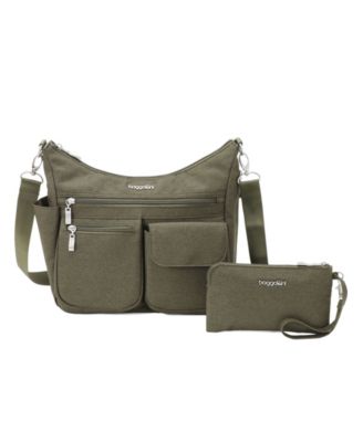 Baggallini Modern Everywhere Small Wristlet with Crossbody Handbag