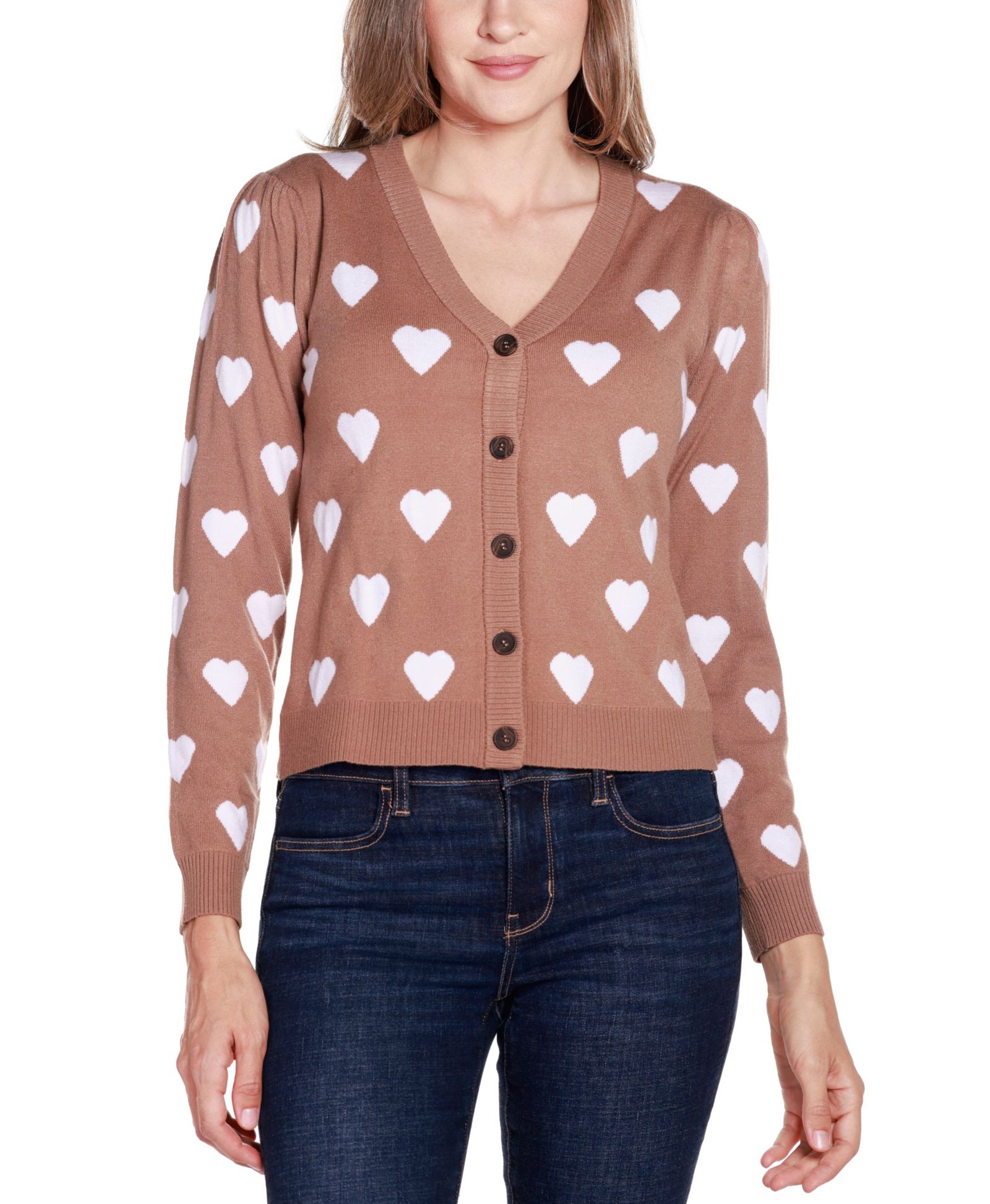 Belldini Женский кардиган Hearts Jacquard