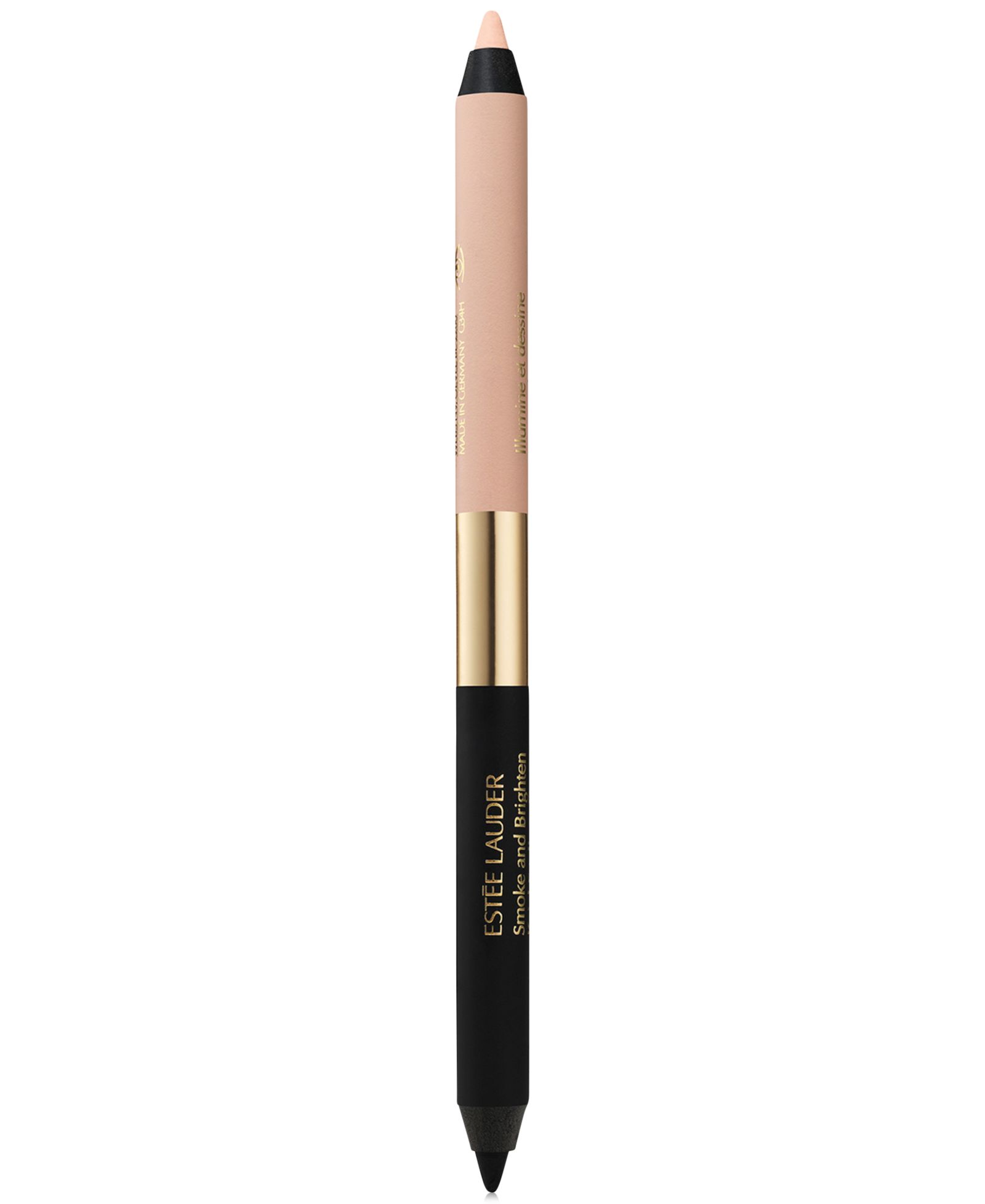 Estée Lauder Smoke and Brighten стойкий водостойкий карандаш для глаз дуо