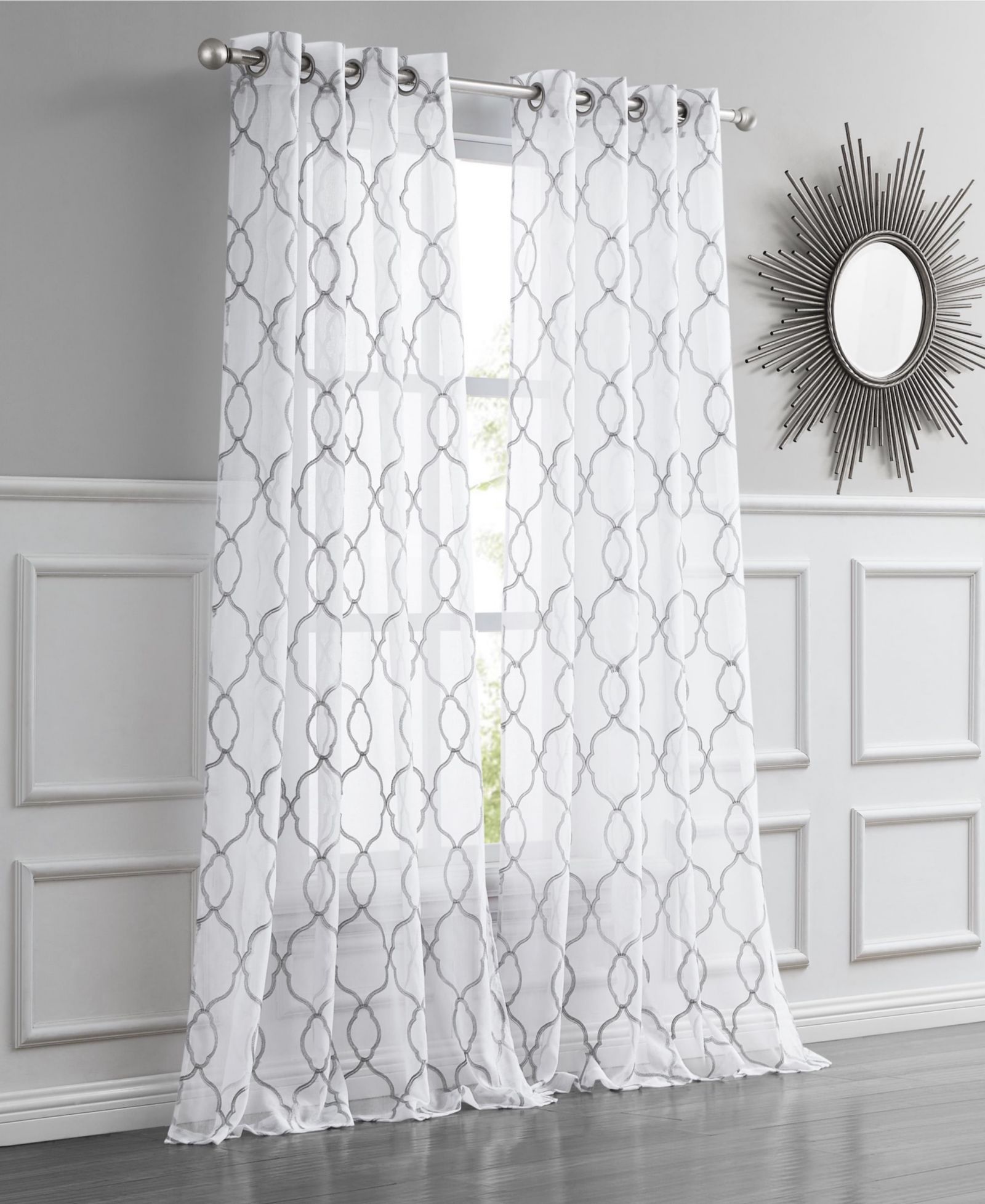 Dainty Home Springfield Window Panel, 54" x 84"