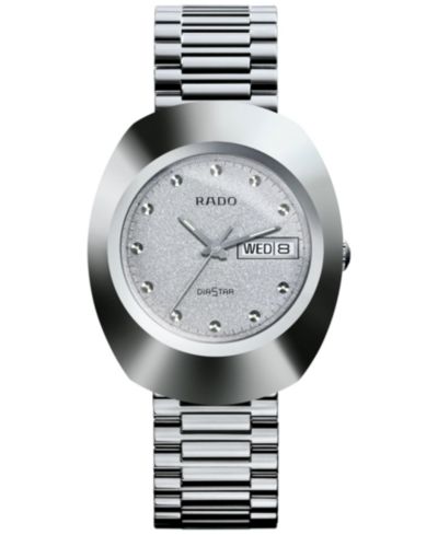 Rado Мужские часы Rado Original из нержавеющей стали с браслетом, 35mm