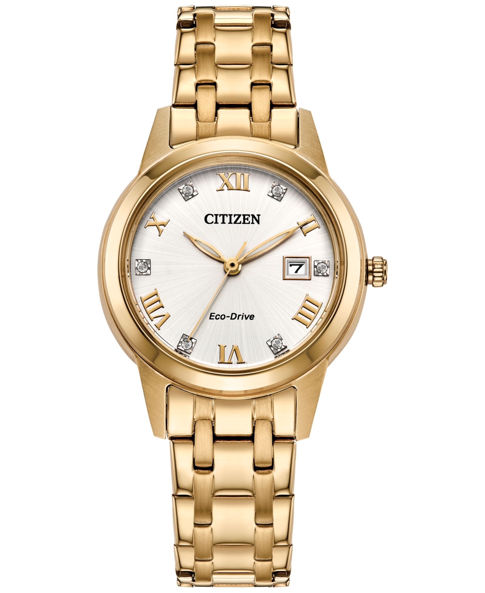 Citizen часы женские Classic Gold-Tone Stainless Steel, 29mm