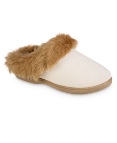 Isotoner Signature Женские Velour Valerie Comfort Hoodback Slippers
