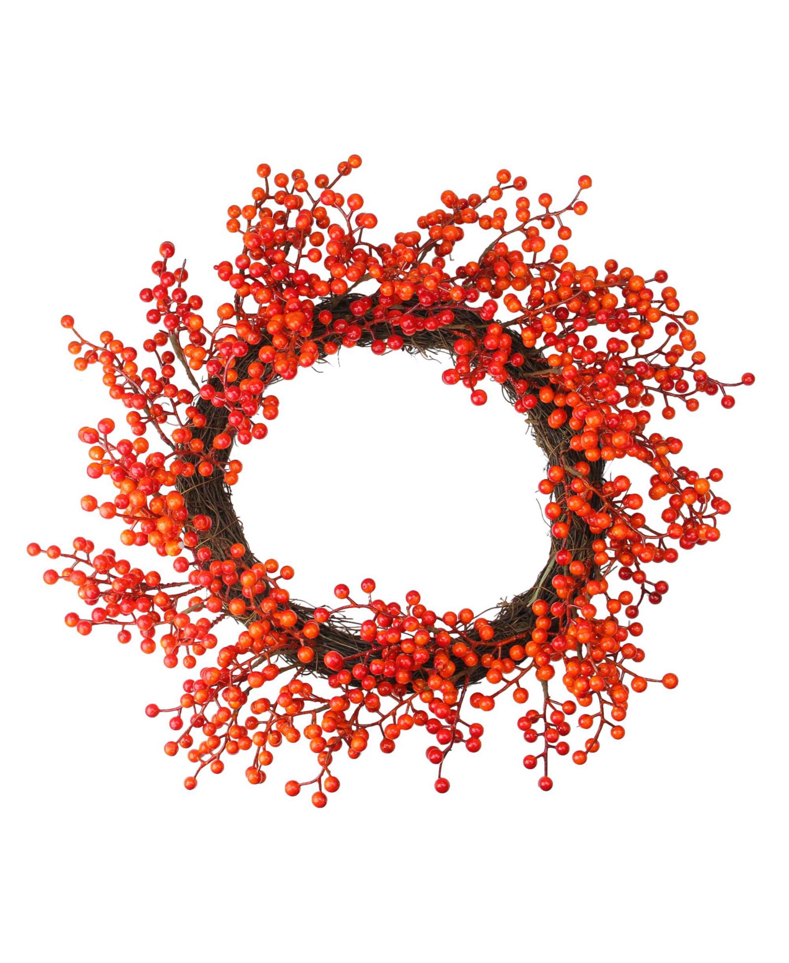 Искусственный венок Northlight Artificial Berry Artificial Thanksgiving Wreath Unlit 18"
