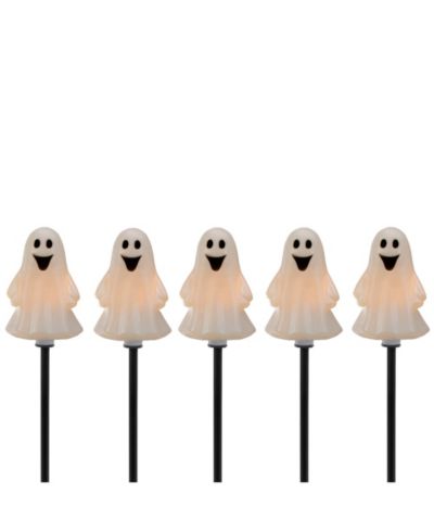 Northlight Halloween 5 Piece Pathway Markers с черным проводом 3.75'