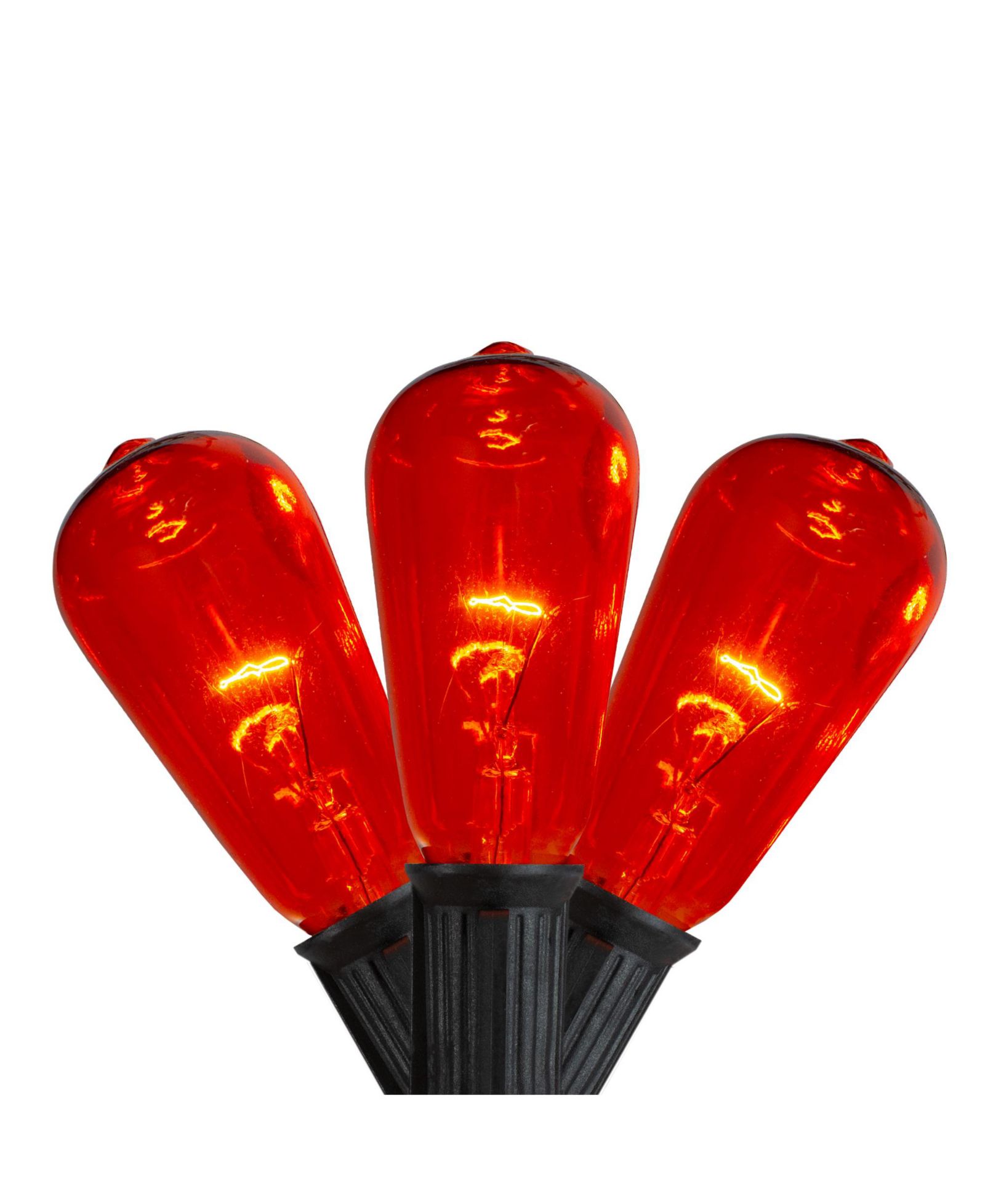 Набор из 10 рождественских огней Edison E17 с проводом 9'
