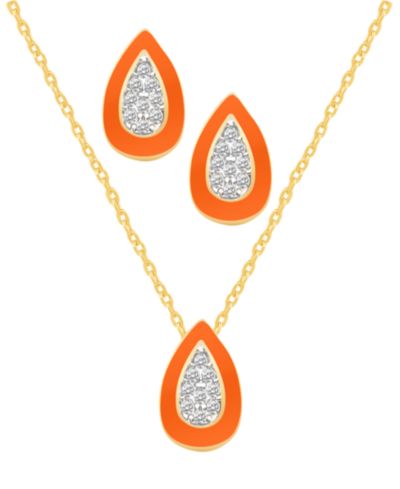 Orange Enamel