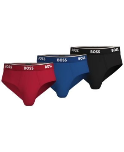 BOSS by Hugo Boss Мужской комплект из 3 пар трусов Power Stretch разных цветов