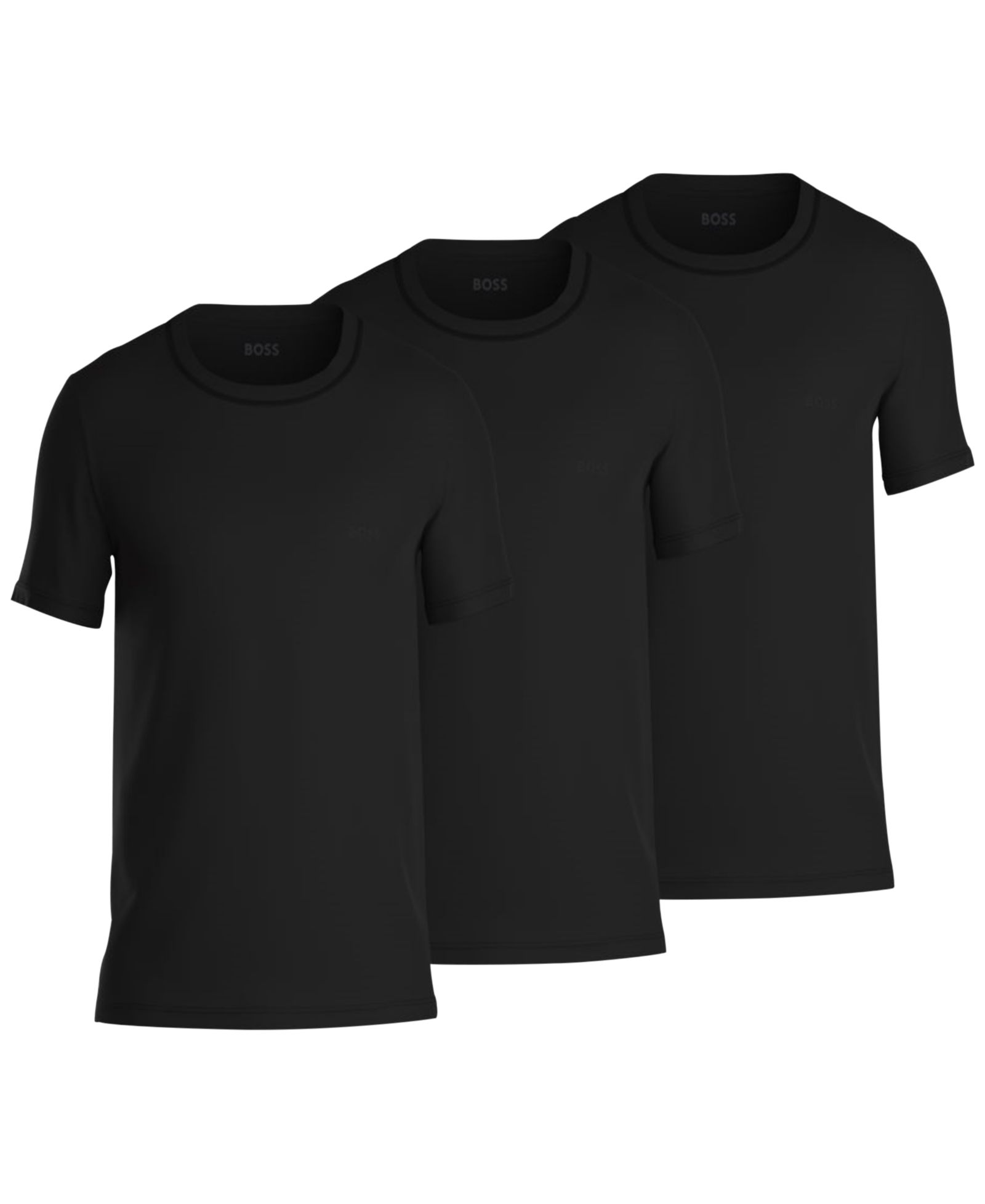 Мужские футболки Hugo Boss Men's 3-Pk. Classic Solid Crewneck