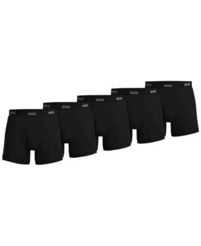 Мужские боксеры-брифы Hugo Boss Authentic Solid, 5 шт.