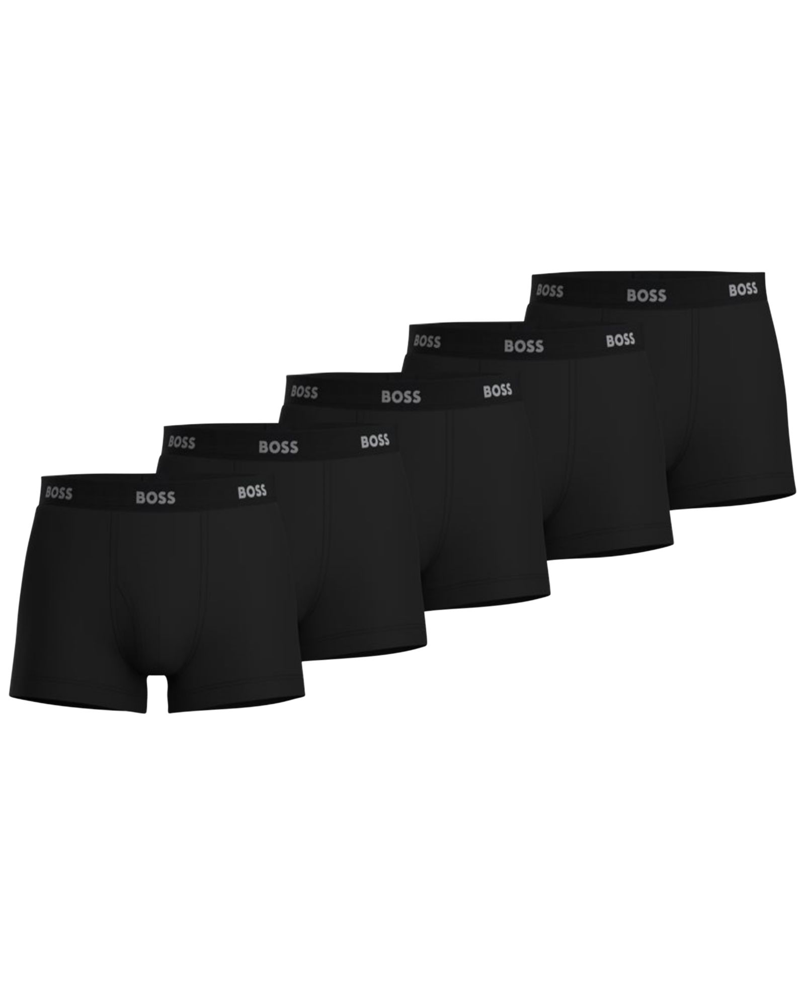 BOSS by Hugo Boss Men's 5-Pack Authentic Cotton Trunks