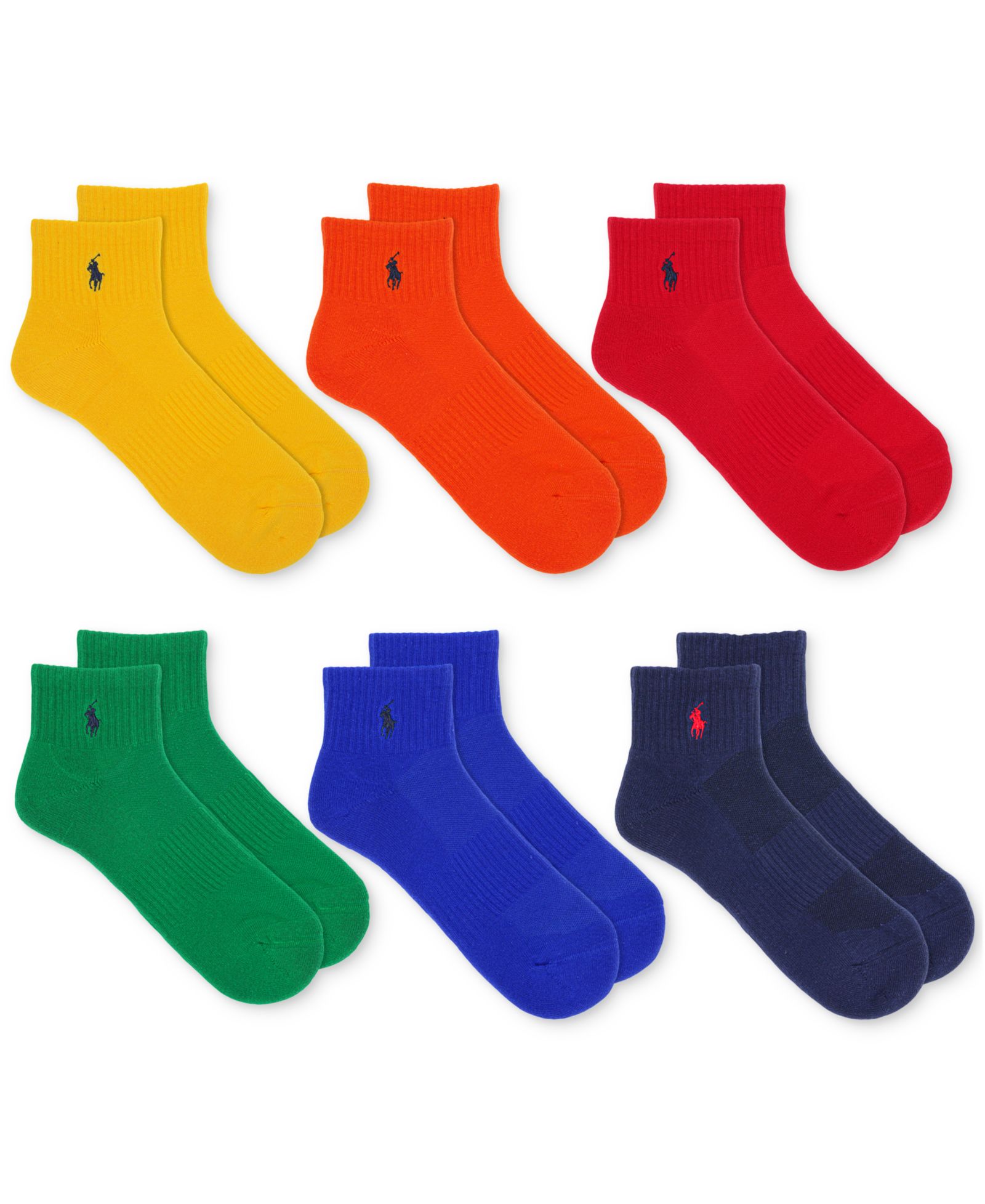 Мужские носки Polo Ralph Lauren Performance Colorful, 6-Pk.