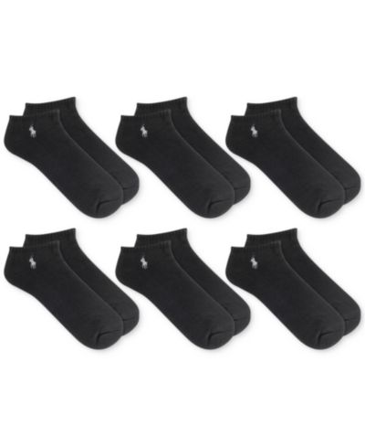 Polo Ralph Lauren Men's 6-Pack Performance Sport Low Cut Socks