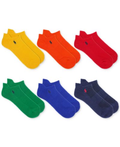 Polo Ralph Lauren Мужской набор носков Performance Colorful Low Cut, 6 шт