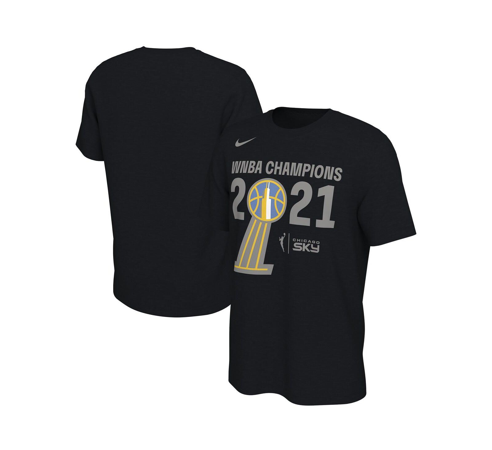 Мужская футболка Nike Black Chicago Sky 2021 WNBA Champions Trophy Banner