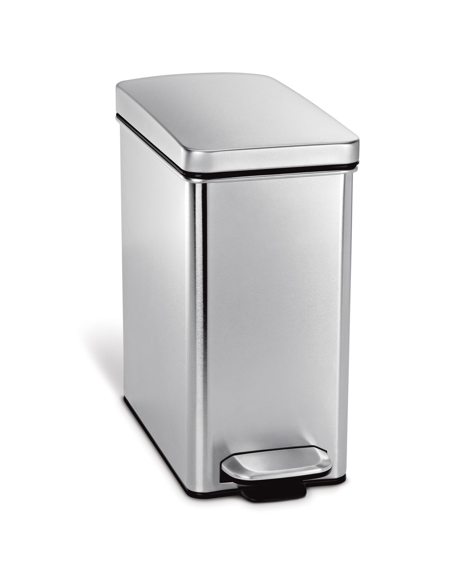 Simplehuman мусорное ведро для ванной комнаты Profile Step 10 Liter с мягким закрытием крышки
