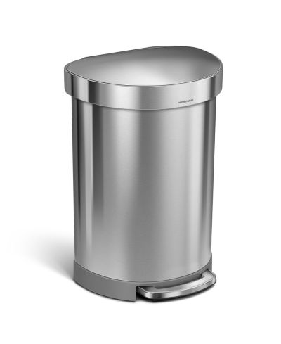 Simplehuman кухонная мусорная корзина Semi-Round Liner Rim, 60 Liter