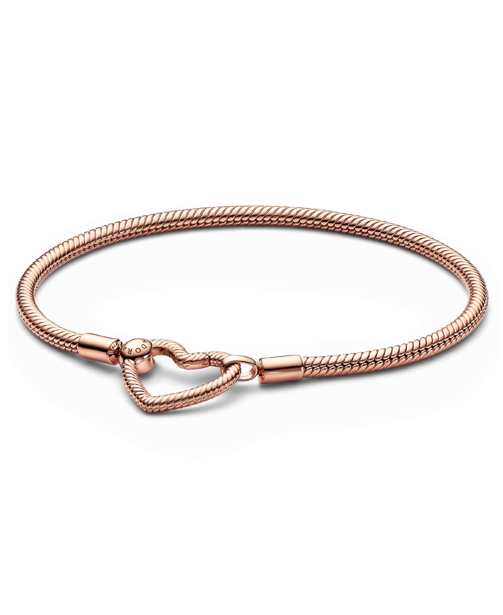 Pandora Браслет Tennis с кубическим цирконием и напылением 14K Rose Gold