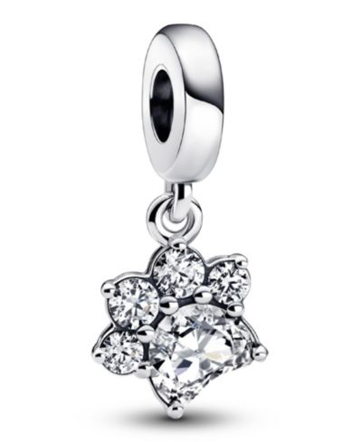 Подвеска Pandora Cubic Zirconia с отпечатком лапки