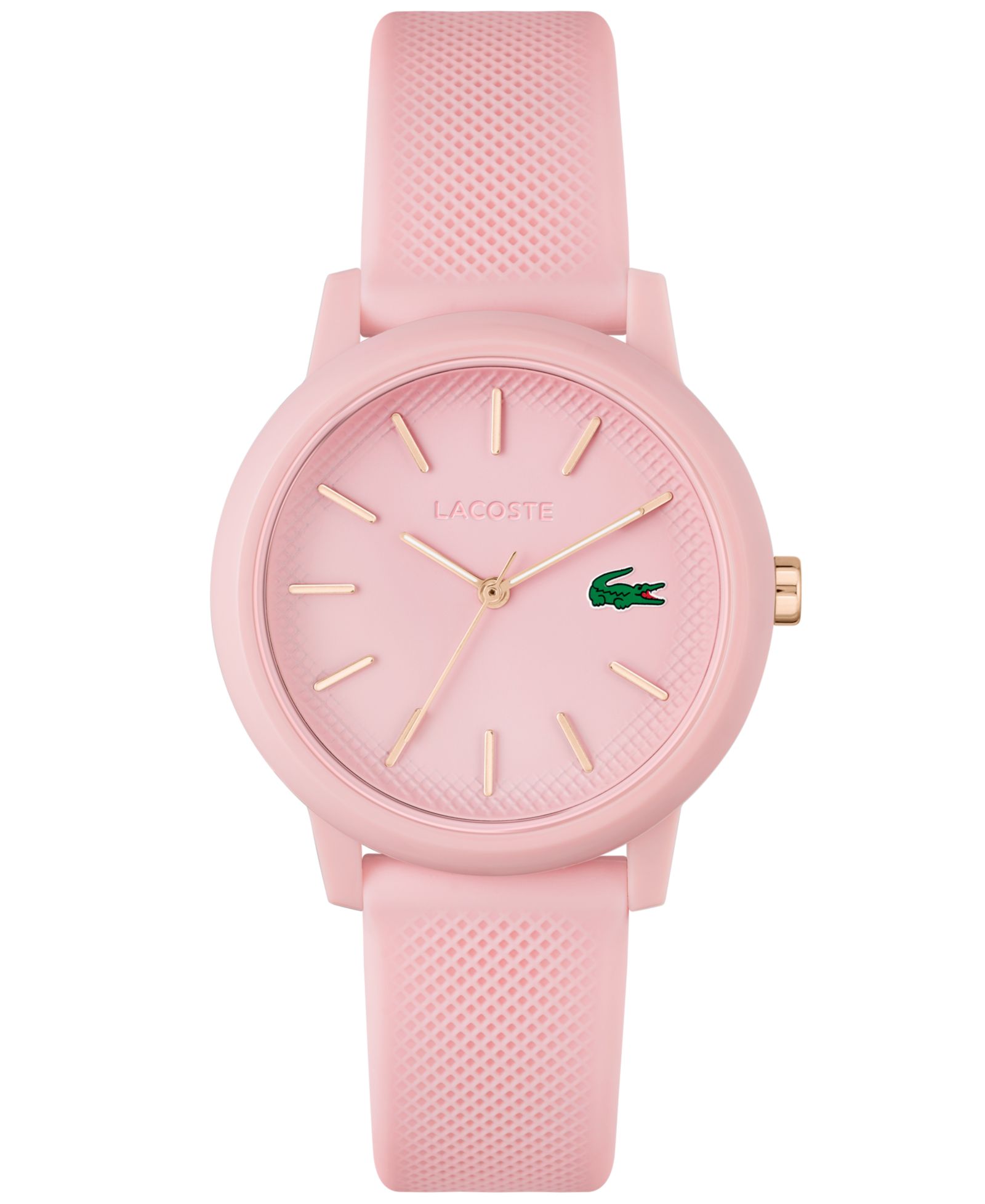 Часы Lacoste Women's L.12.12 Pink Silicone Strap 36mm