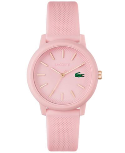 Часы Lacoste Women's L.12.12 Pink Silicone Strap 36mm