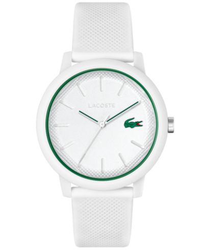 Lacoste Мужские часы L.12.12 с силиконовым ремешком, 42mm