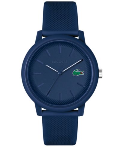 Часы Lacoste Men's L.12.12 Blue Silicone Strap 42mm