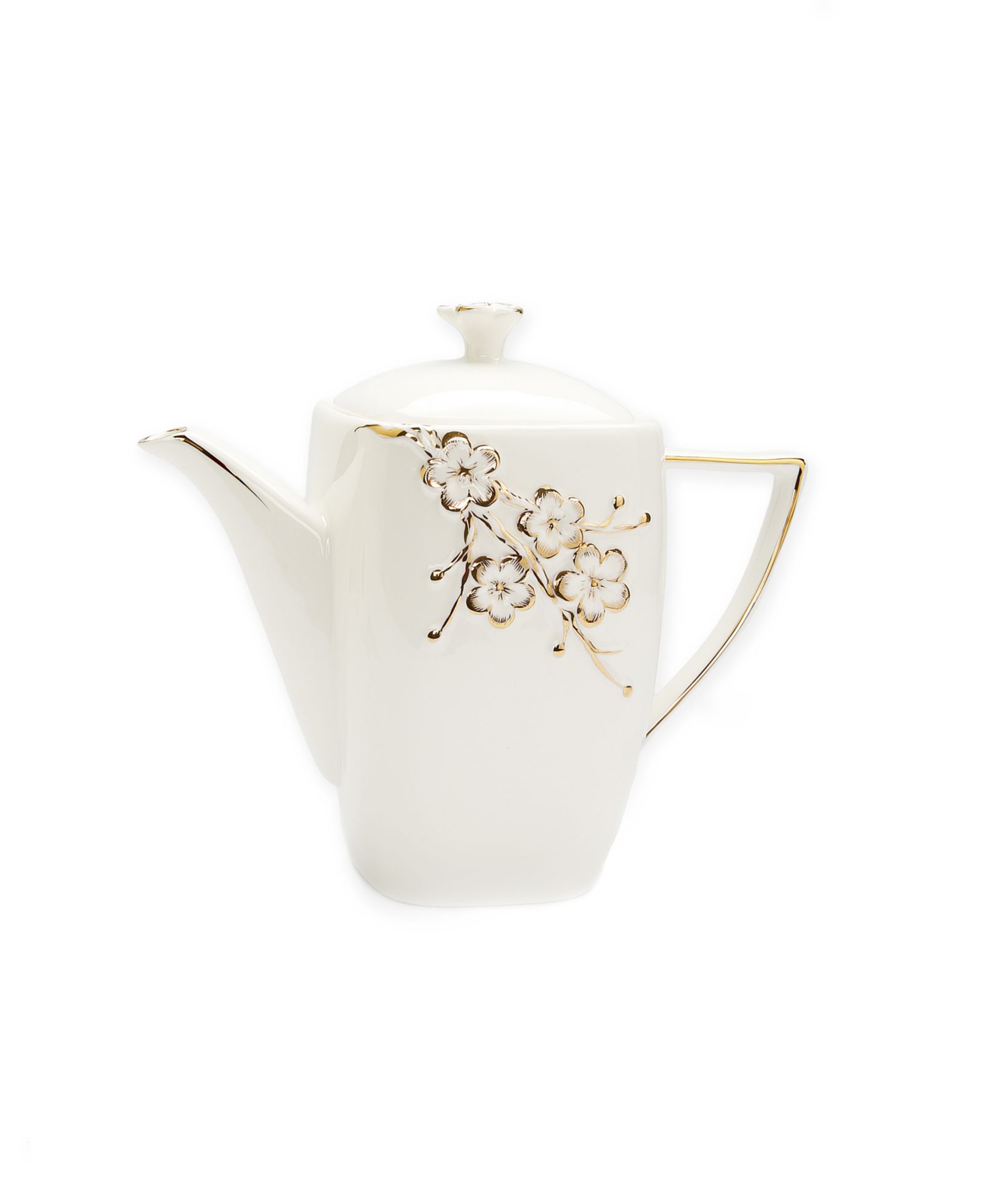 Classic Touch Milk Dispenser Floral Artwork Design with Handle