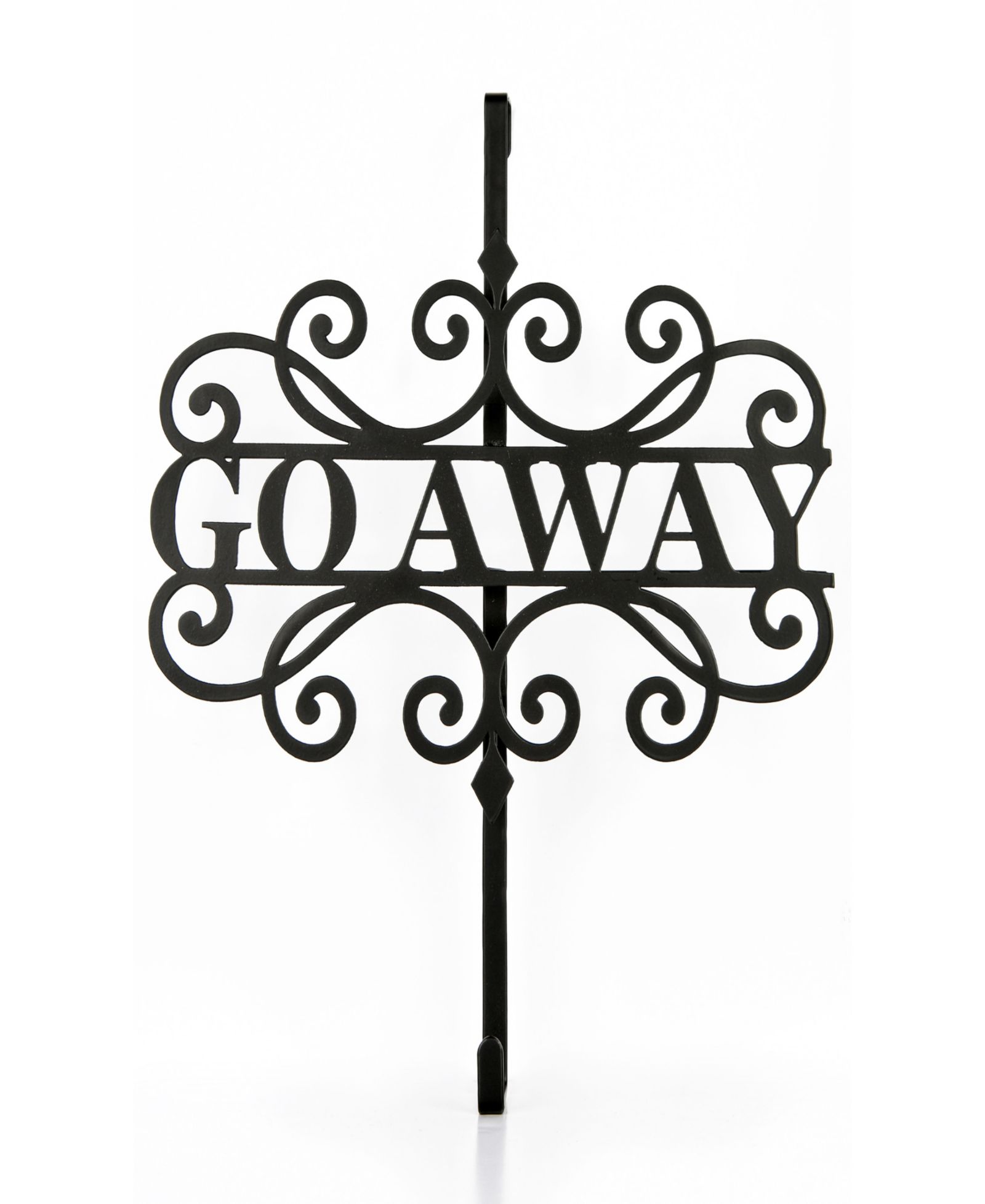 Венок National Tree Company Halloween "Go Away" 17"