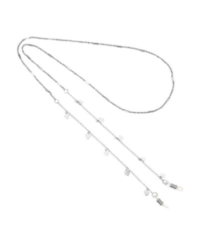 Держатель для очков 2028 Silver-Tone с подвесками в форме сердца