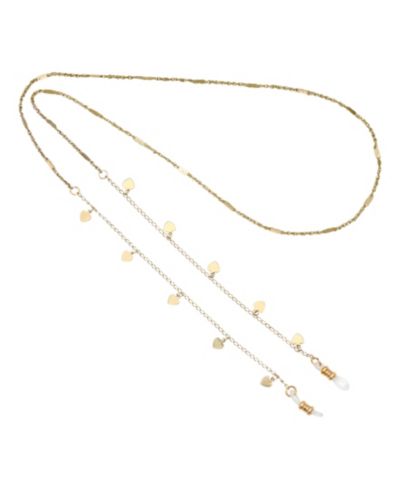 Держатель для очков 2028 Gold-Tone Heart Charms