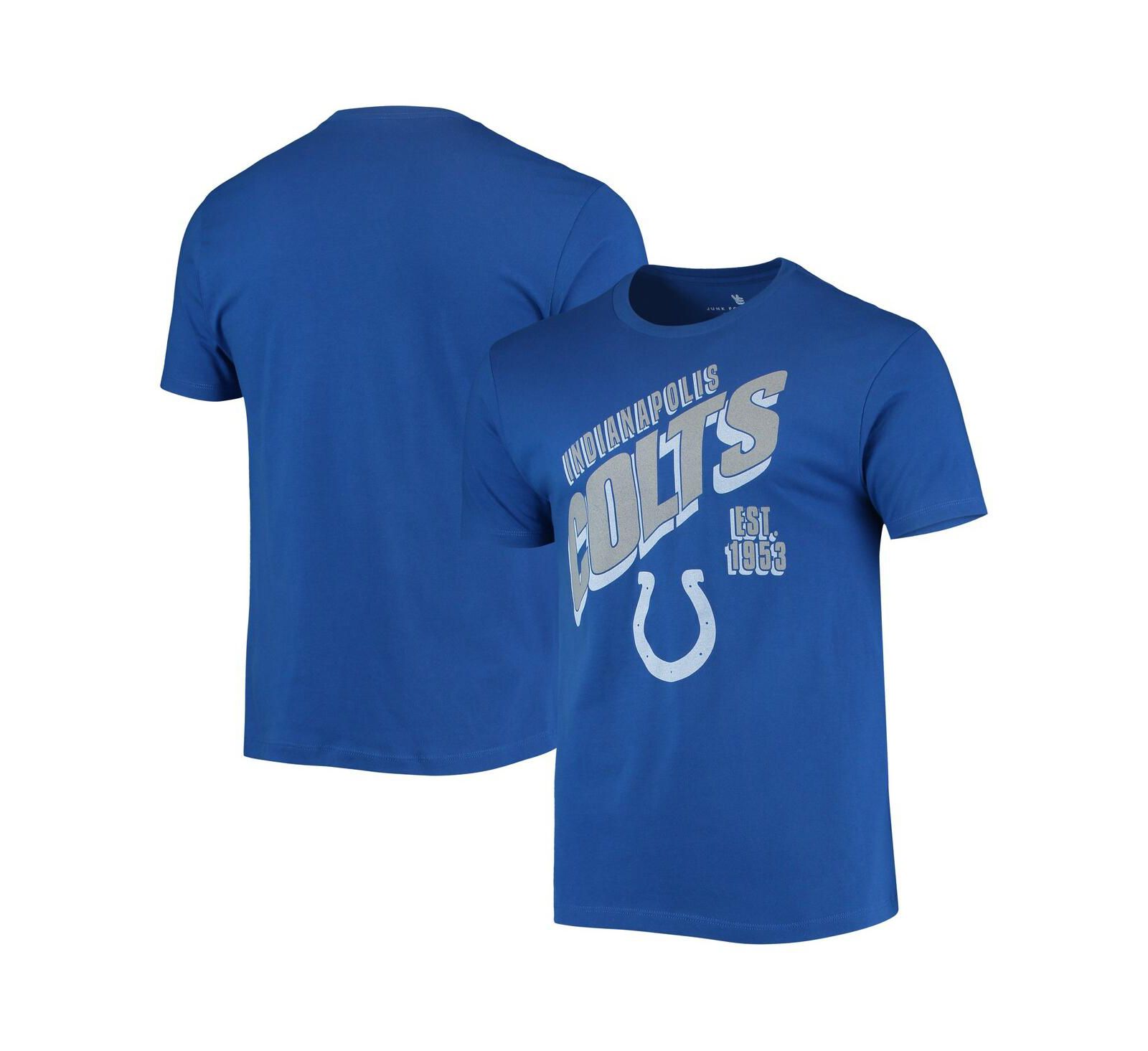 Мужская футболка Junk Food Royal Indianapolis Colts Slant
