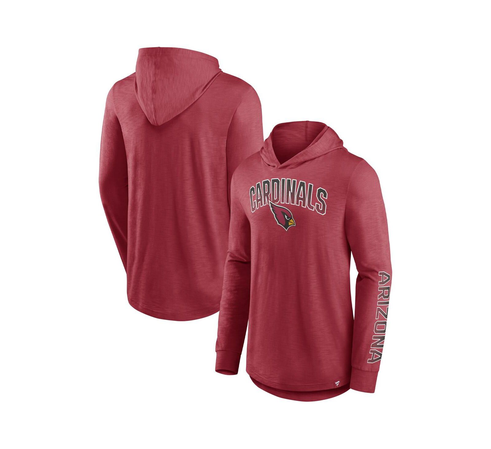 Men's Fanatics Cardinal Arizona Cardinals Front Runner Pullover Hoodie